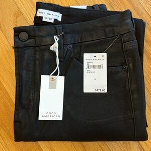 Good American black jeans, size 10/30, NWT